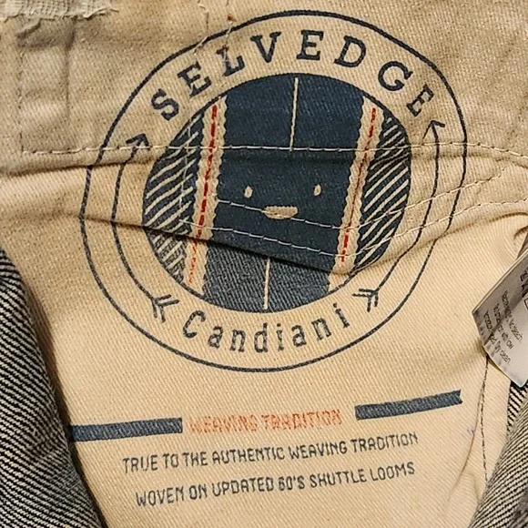 Circle of Friends Jeans Mens 28x27 Blue Selvedge Candiani Italy‎ Distressed - Picture 10 of 16